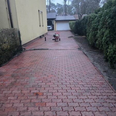 czyszczenie kostki brukowej
